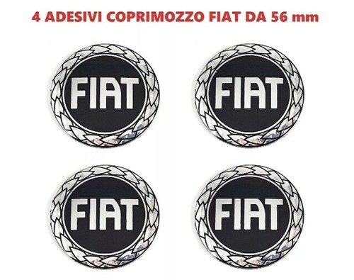 Adesivi coprimozzo fiat - adesivi,