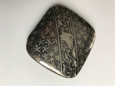 Antique Silver Niello
