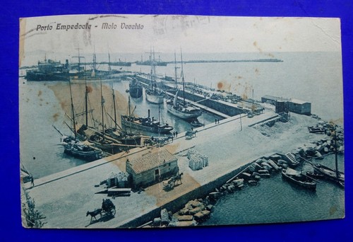 Cartolina porto empedocle - cartolina,