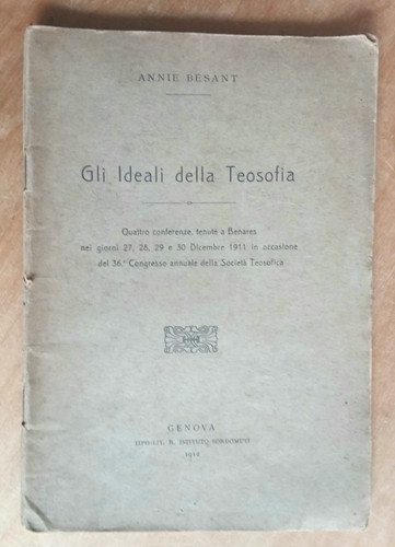 Rarissimo besant annie gli - rarissimo,