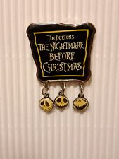 Disney Store Exclusive Tim Burton's Nightmare Before Christmas Pin Vintage Jack 