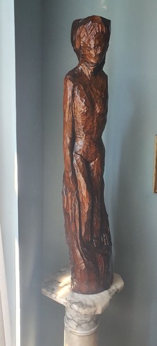 Scultura legno figura - scultura,