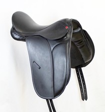 SELLA DRESSAGE CUOIO 17,5"