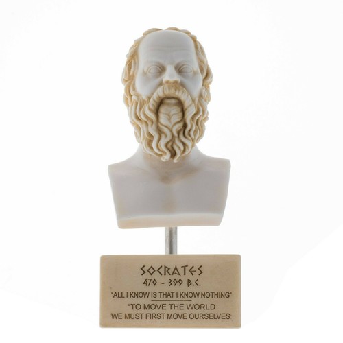 Filosofo greco socrate busto - socrate,