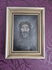 Antico dipinto ad olio "Ecce