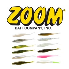 ZOOM SUPER FLUKE 5,25'' STICK BAIT JERK SOFT SPINNING BLACK BASS 10PZ USA MADE