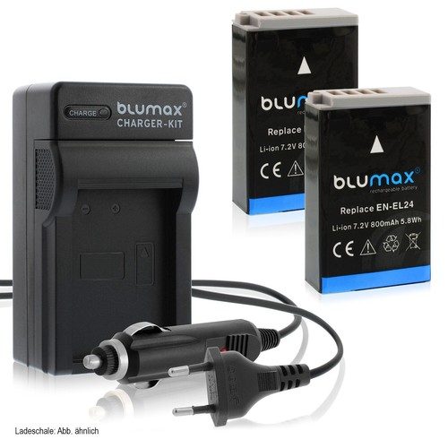 Batteria caricatore per - 2x, +