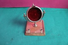 L68*-PORTA OROLOGIO TASCA - ANNI 20 - ESPOSITORE METALLO LEGNO WATCH CATENA UOMO