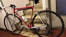 bici da corsa  Bottecchia anni '90, colore rosso, telaio 48, contakm, tachimetro