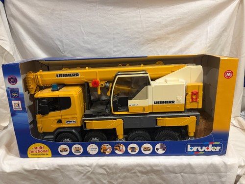 Bruder mack scania liebherr - bruder,