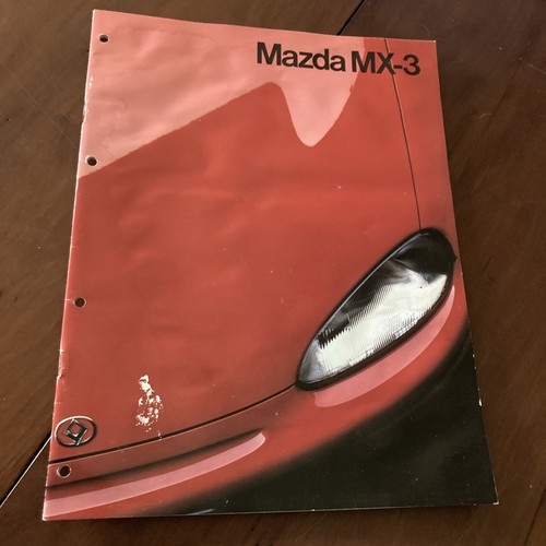 Mazda coupé catalogue - mx-3,