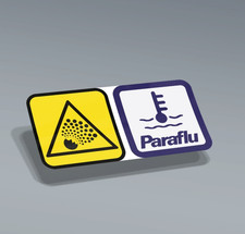 ADESIVO PARAFLU PERICOLO