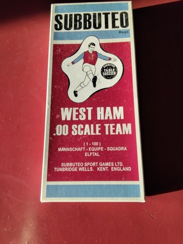 Subbuteo west ham box - subbuteo,