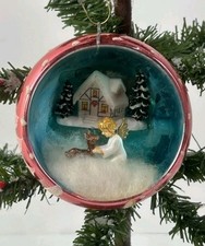 Pallina Di Natale Vintage Anni