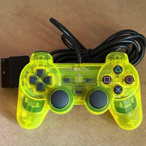 Controller ps2 giallo limone - ps2,