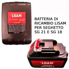 BATTERIA RICAMBIO 21V 4Ah PER SEGHETTO POTATORE ELETTRICO SG21 E SG18 LISAM