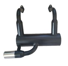 MARMITTA  SPORTIVA  PER FIAT  500 EPOCA  MOD  R/126  ad 1  TERMINALI CROMATO