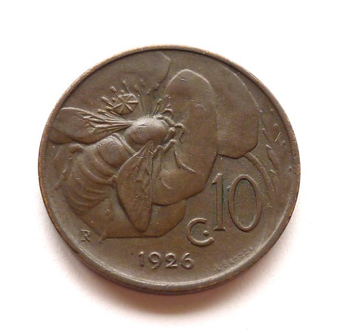 Italia centesimi 1926 - 10,