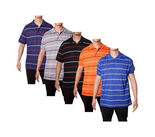 Polo uomo manica corta righe - polo, a