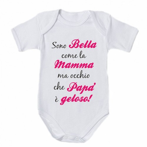 Body tutina bimba con - bimba, stampa