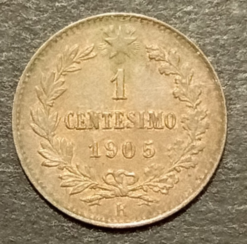 Centesimo lire valore 1905 - 1,