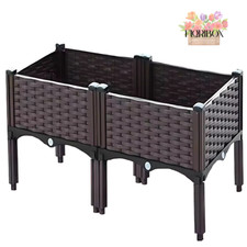 Fioriera plastica per orto balcone, giardino, interno, Autoirrigante