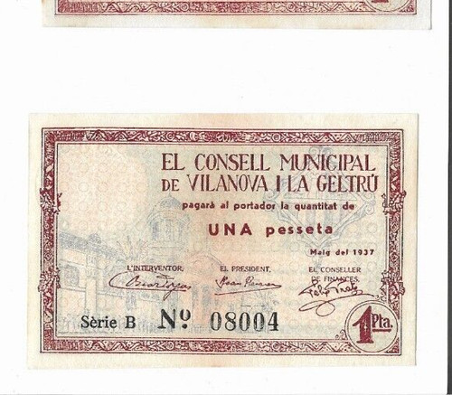 España local peseta - espaÑa, 1