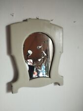 antico piccolo  specchio x toilette fine 800