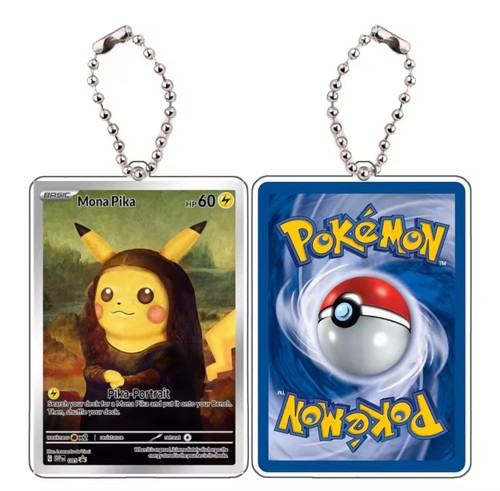 Portachiavi carte pokemon - portachiavi,