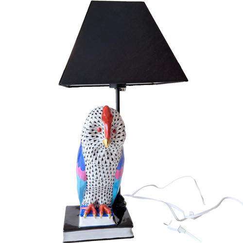 Lampada tavolo herend gufo - lampada,