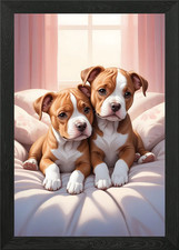 Poster Pitbull Puppies con