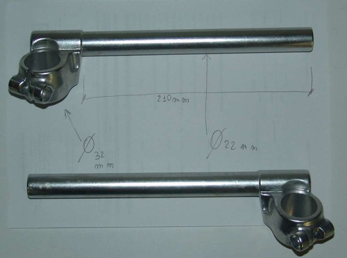 Semimanubri alluminio honda - semimanubri, in