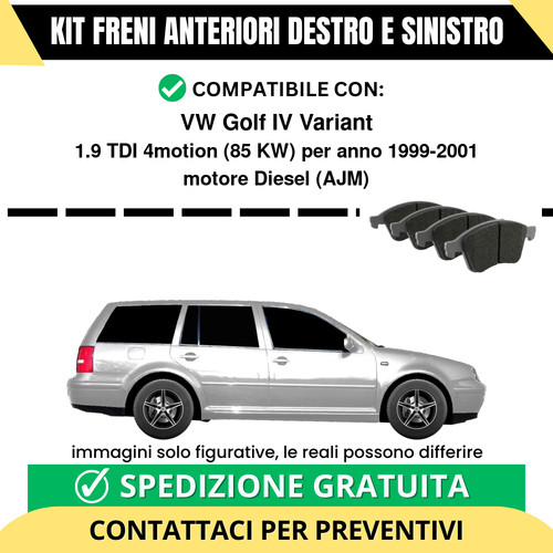 Pastiglie freno anteriori - freno, per