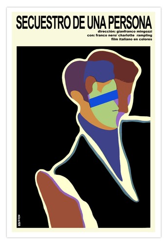 Poster film design parete