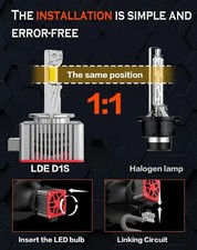 D1S Lampadine LED, 30000Lumen