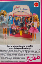 Pubblicità Advertising Werbung Italian Ritaglio 1989 BARBIE JEANS BOUTIQUE