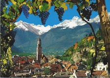 MERANO LUOGO DI CURA - KURSTADT MERAN - PANORAMA GEGEN TEXEL