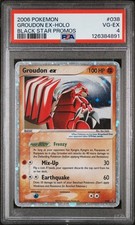 Pokemon Groudon ex Black Star