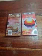 2 videocassette VHS vuote 180