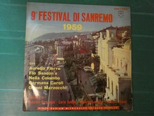 LP FESTIVAL DI SANREMO 1959