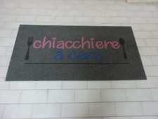 ZERBINO esterno - interno cm . 140 x 70 - Decorato Chiacchiere a cena