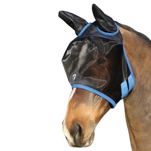 Equestrian fly mask mezza - hy,