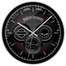 Orologio da parete Moto Nero