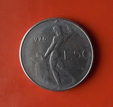 50 LIRE 1976 ERRORE - SENZA