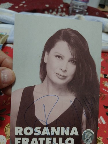 Rosanna fratello autografo - rosanna,