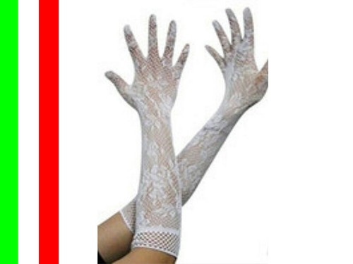 Guanti lunghi bianchi sexy - bianchi,