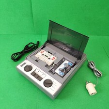 SEGRETERIA TELEFONICA VINTAGE DOPPIA CASSETTA TELEFONO RETROTECNOLOGIA  GOLDATEX