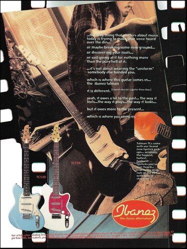 Pubblicità chitarra ibanez - pubblicità,