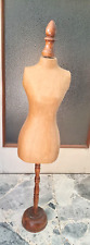 ANTICO MANICHINO LEGNO BAMBINA VINTAGE IDEA ARREDO SARTA MODA FASHION