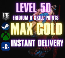 Borderlands 4 MAX LEVEL 50 MAX ERIDIUM, MAX MONEY, SDU & SKILL POINT